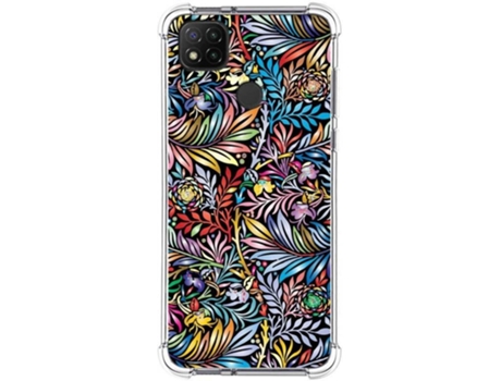 Carcasa Xiaomi Redmi 9C TUMUNDOSMARTPHONE Dibujos Antigolpes Flores 04 Multicolor