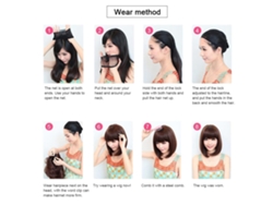 Peluca Ondulada Rubia Corta Resistente Al Calor Para Cosplay Y Uso Diario De Mujeres
