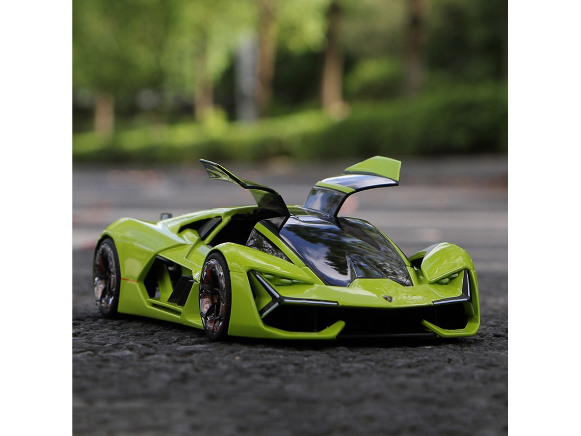 (verde) 1:24 Lamborghini Terzo Millennio Aleación Coche Deportivo Modelo Estático Coche Juguete Coleccionable Para Adultos