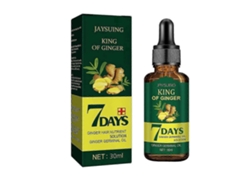 Jaysuing Ginger Hair Care Essential Oil Refreshing Nourishing Scalp Hair Follicle Nutrient Solution Strong Hair Care - 30ml