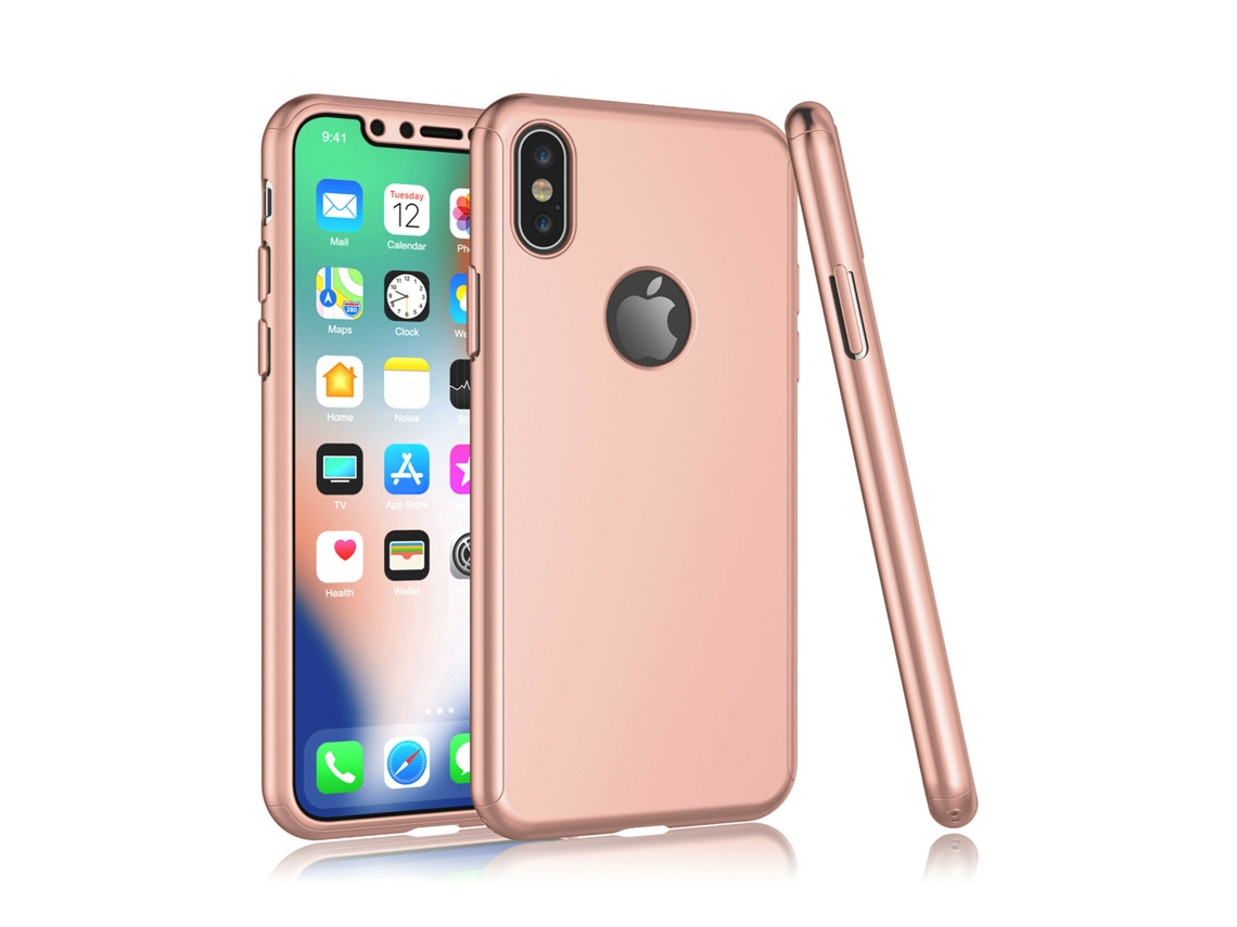 Carcasa Full Cover Y Cristal Templado Para Iphone X