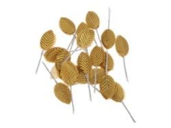 Hojas artificiales para floristas 11cm Oro slowmoose