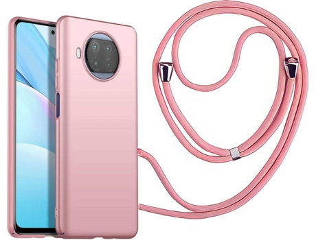 Funda Redmi Note 9T Turtleshell Rígida con Collar Rosa