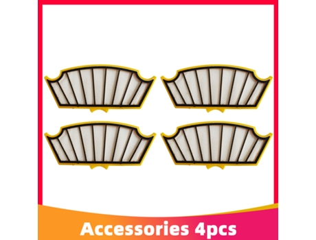 Filtros Hepa lavables para iRobot Roomba 500 Series 510 530 535 532 550 560 570 580 Aspiradora Robótica accesorio de repuesto