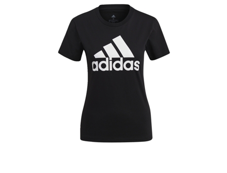 Camiseta de Mujer ADIDAS Essentials Logo Tam Negro (L)