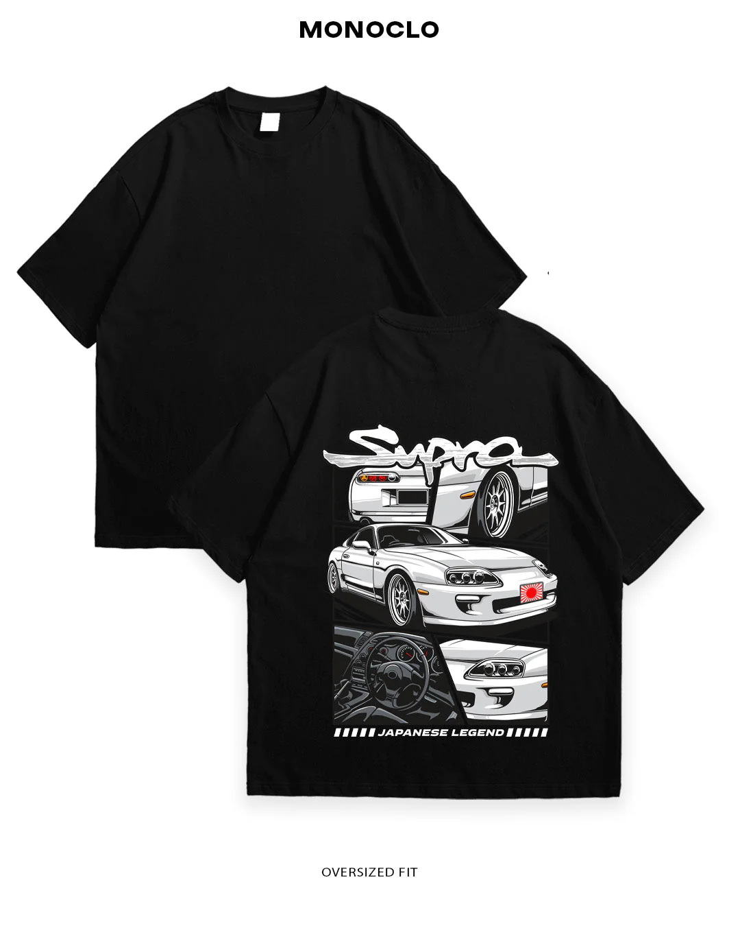 Camiseta Rockinstone Monoclo Toyota Supra Japanese Legend (2xl)