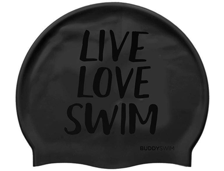 Gorra de Natación Unisexo BUDDYSWIM Live Love Swim (Tamaño Unico)