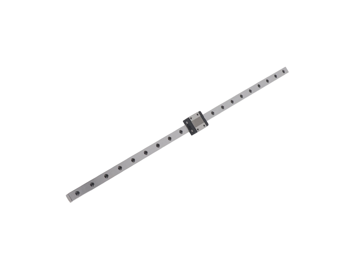 Guía Lineal De Acero Mgn12 De 500 Mm Con Bloque Deslizante De Alta Velocidad Para Cnc Y Automatización.
