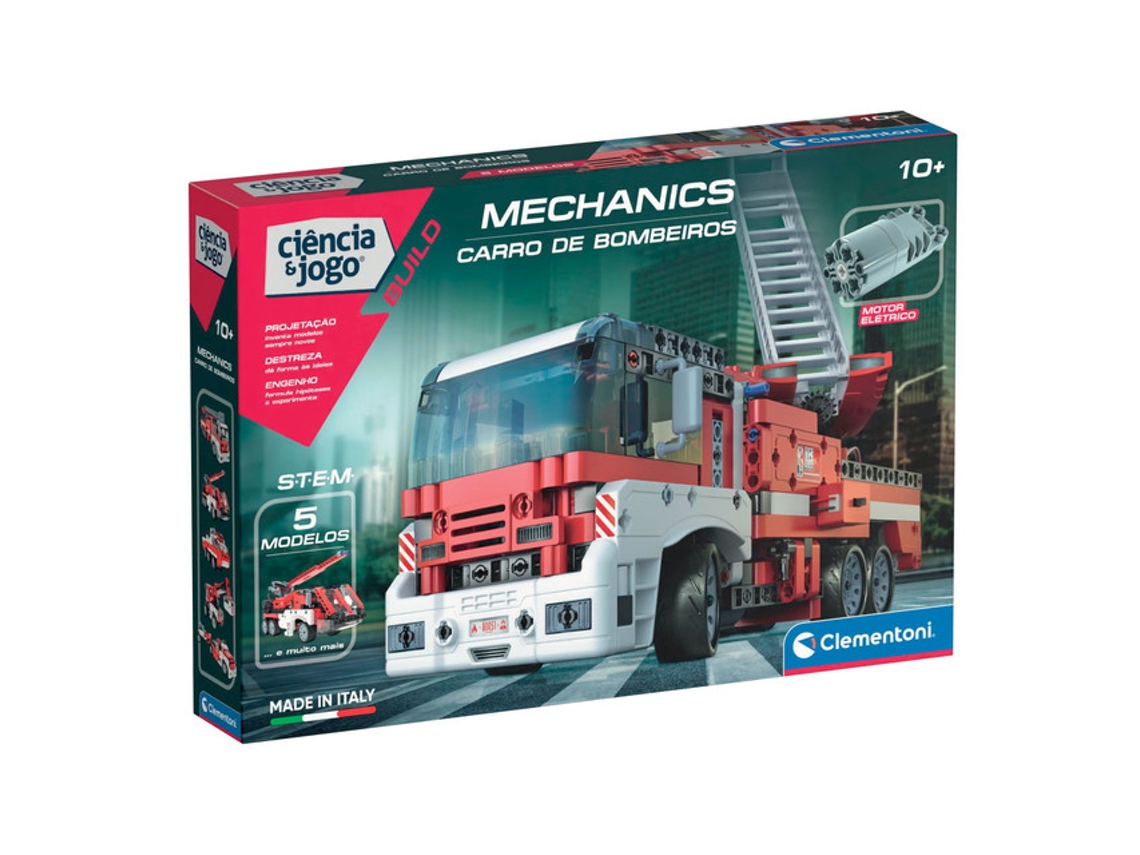 Kit de Mecánica CLEMENTONI Laboratorio De Mecanica - Coche De Bomberos Ciencia & Juego 67745