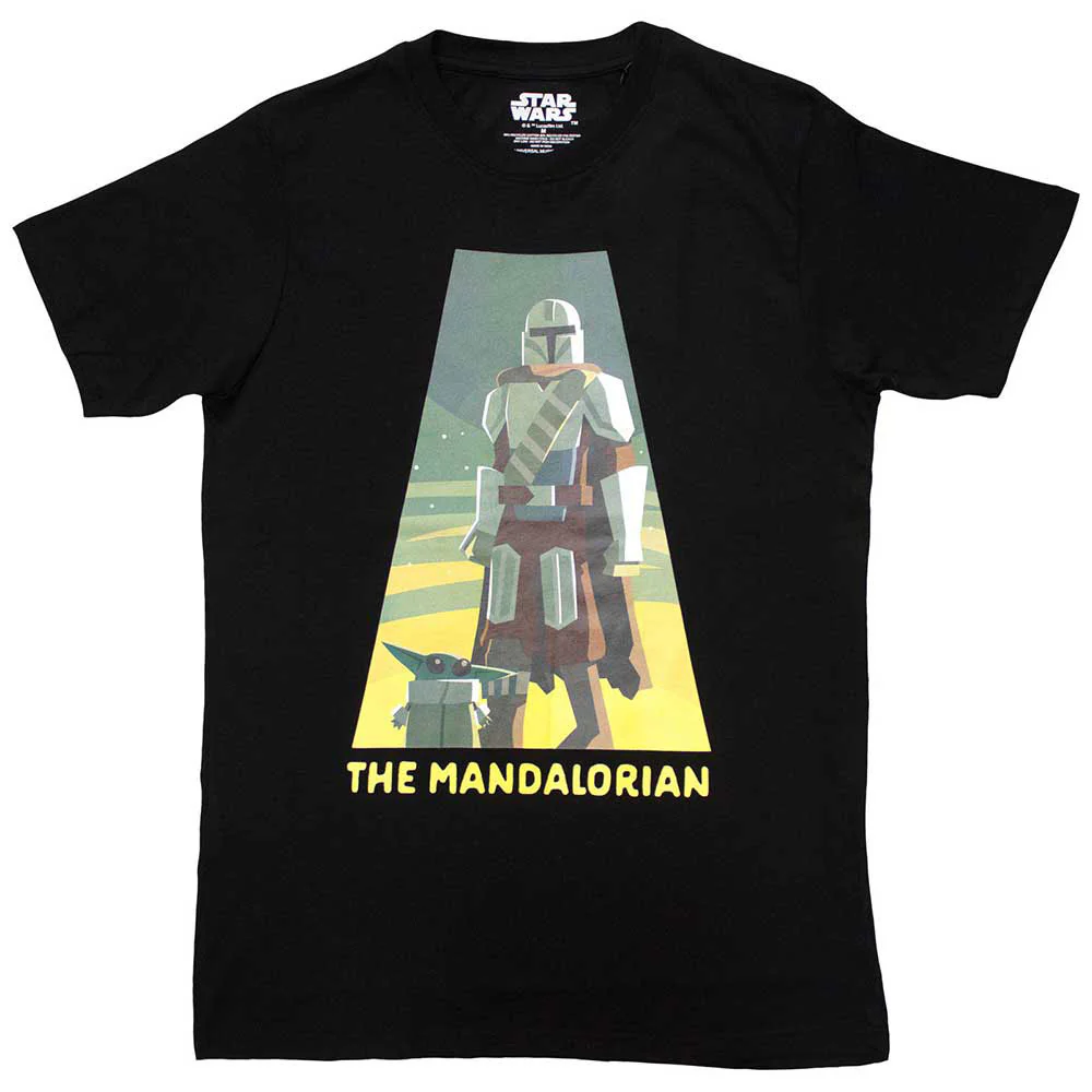 Rockinstone Unisex Star Wars The Mandalorian Spotlight Camiseta Classic-s