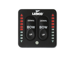 Interruptor impermeable de doble isk con led LENCO MARINE INC. 15171-001