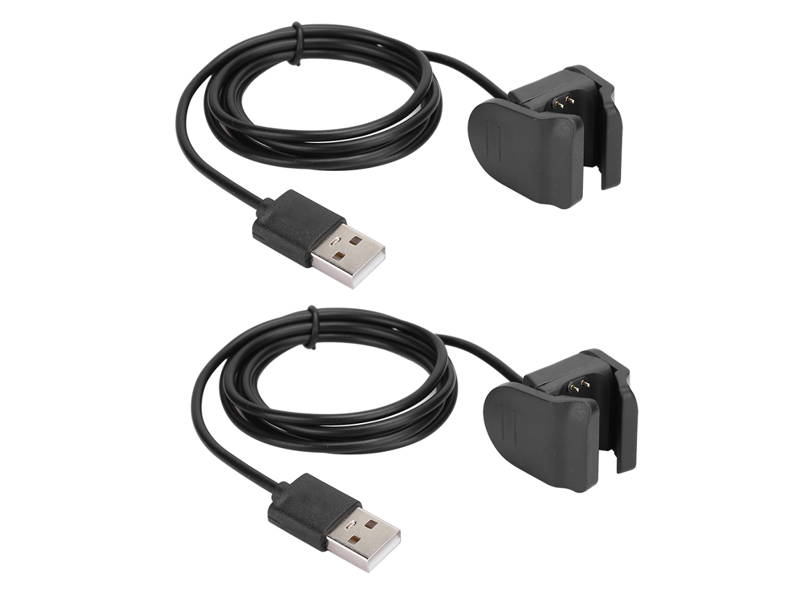 2 Clips De Carga Y Cable De Datos Para Xiaomi Mi Band 4, Ligeros Y Portátiles, 1 M.