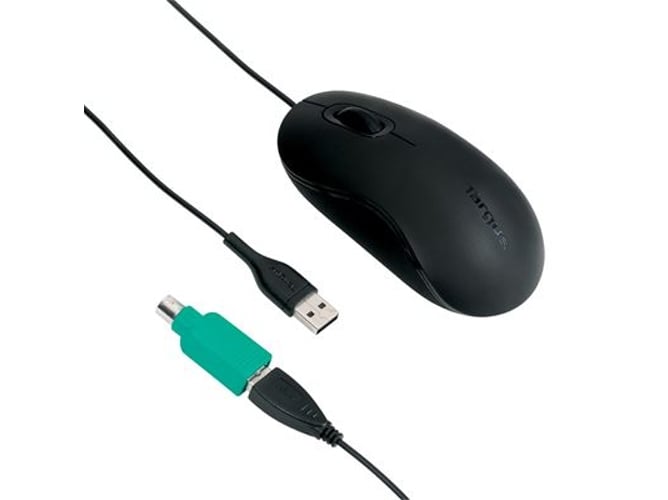 Ratón TARGUS AMU30EUZ (Óptico - 1000 dpi - Negro)