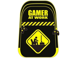 Mochila PYRAMID Gamer at Work Gaming (Negro - Poliéster)