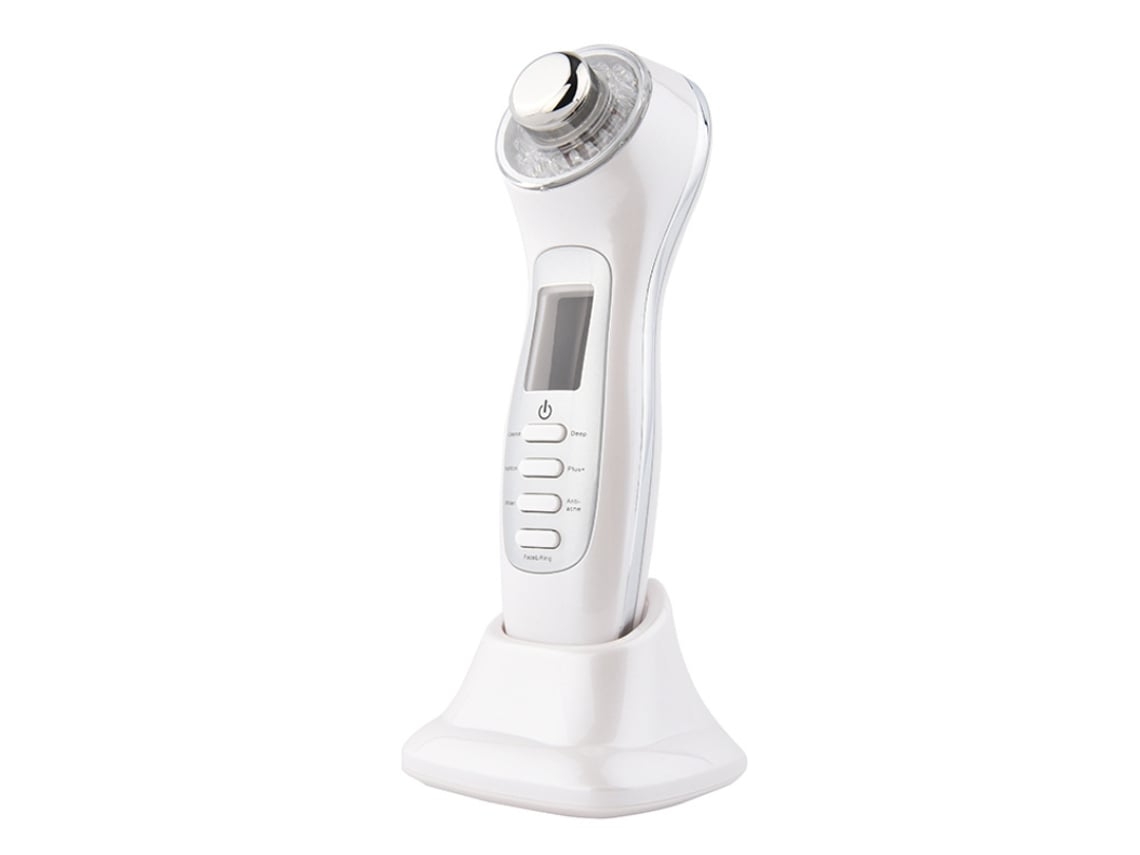Dispositivo de limpieza facial y masaje reafirmante. Tecnologías galvánica y de microvibración. Rejuvenece, limpia y blanquea. Yunzii