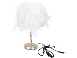 Lámpara De Mesilla De Noche Con Plumas Para El Hogar, Lámpara De Plumas Creativa, Lámpara De Mesa Decorativa