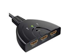 Divisor HDMI 4K 3 a 1, estable y fluido, conmutador HDMI para PS4, Xbox, HDTV, portátil, PC, consola de juegos 1080p