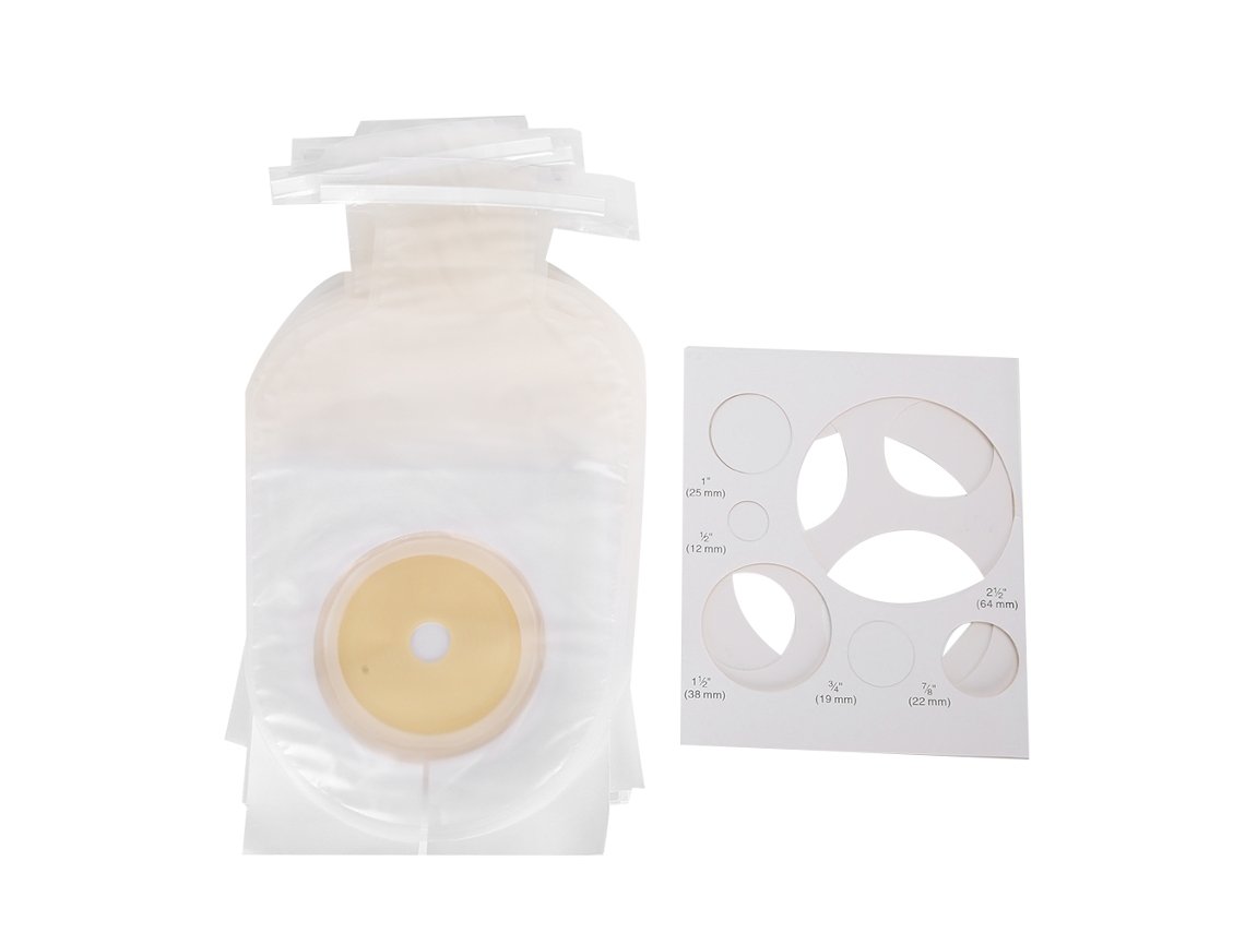 KOFIHETY Bolsas Desechables con Drenaje para Colostomía Ileostomía Cuidado de Estoma A003