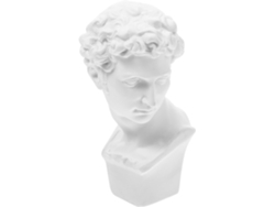 Pequeña estatua griega, resina blanca, textura refinada, decoración elegante, ideal para fiestas y cualquier ocasión, decoración del hogar, GOKOCO