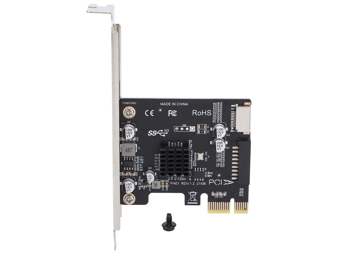 Tarjeta Adaptadora Pcie A Usb 3.1 Para Expansión De Disco Duro De Escritorio