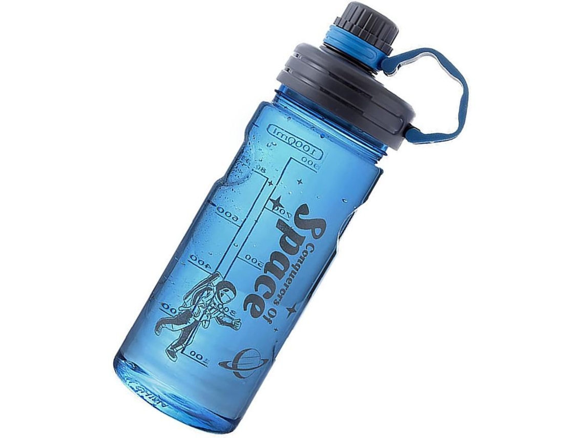 Botella De Agua De 2 Litros, A Prueba De Fugas, De Plástico Portátil, Libre De Bpa, Con Báscula Y Filtro Para Deportes.