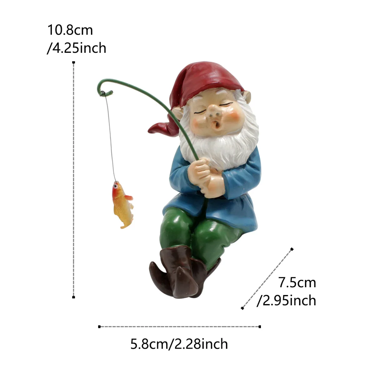 Estatuas De Enanos Creativas, Adornos De Resina Adorables, Decoraciones Para Exteriores De Jardín.