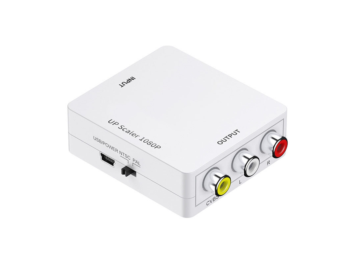 Conversor De Interface Multimídia Hd Para Av 1080p Plug And Play Adaptador De Áudio E Vídeo Rca Para Ps5, Decodificador E Tv Hd