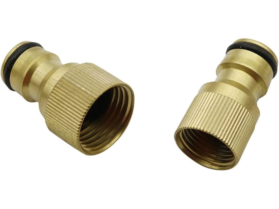 Conector Hembra De Latón M18/m22 Para Bomba Agua Accesorio Tubería Latón