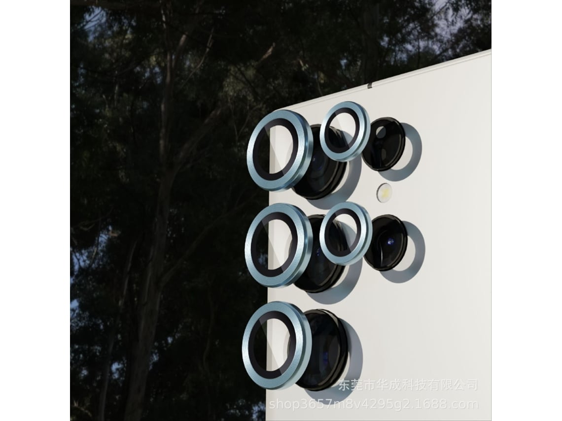 Compatível Com A Película Protetora Para Óculos Samsung Oferece Proteção Contra Quedas Em Alta Definição.azul Celeste, S23u (furo Grande)