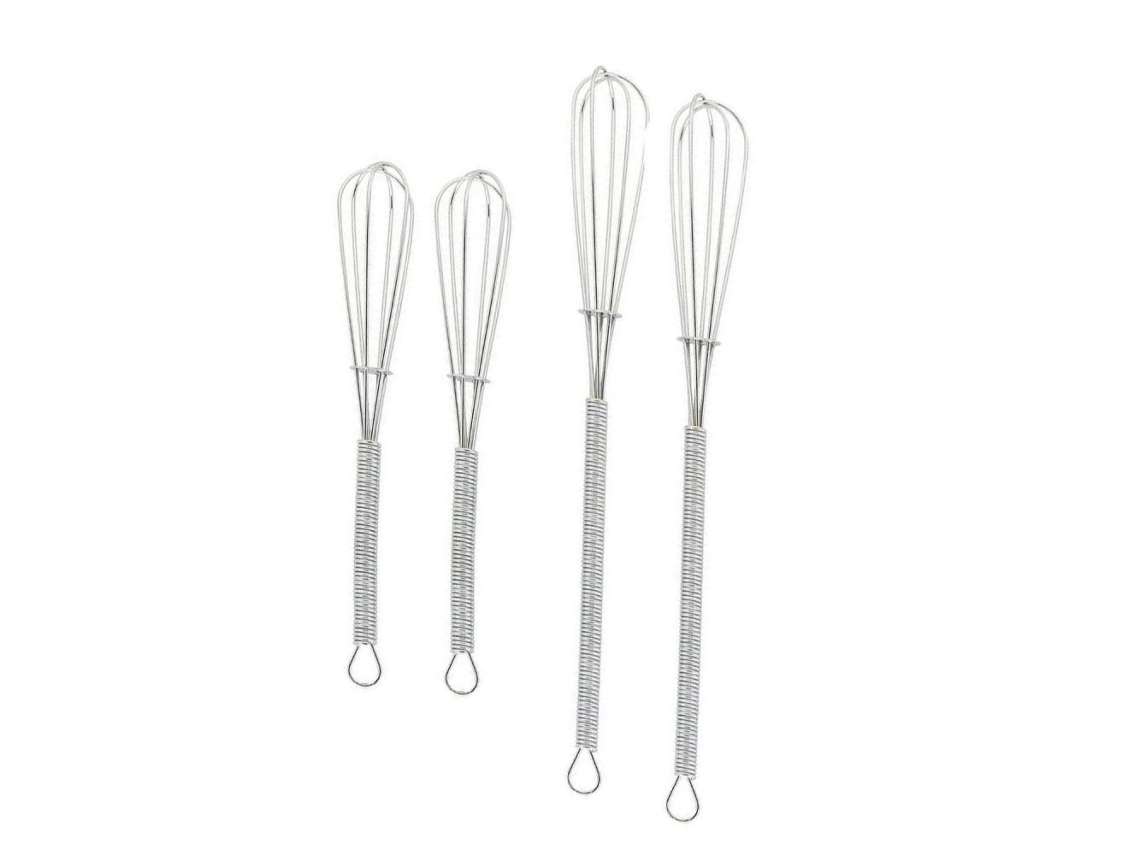 TRUYUETY Limpeza Fácil, Conjunto De Batedores De Tamanho Versátil, Durabilidade Resistente À Ferrugem, Cabo Ergonômico De Excelência, Batedor De Aço Inoxidável
