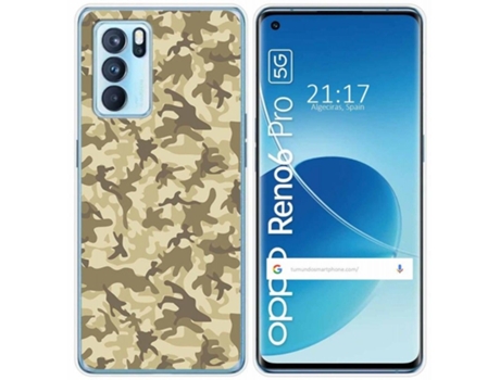 Carcasa Oppo Reno 6 Pro 5G TUMUNDOSMARTPHONE Dibujos Multicolor