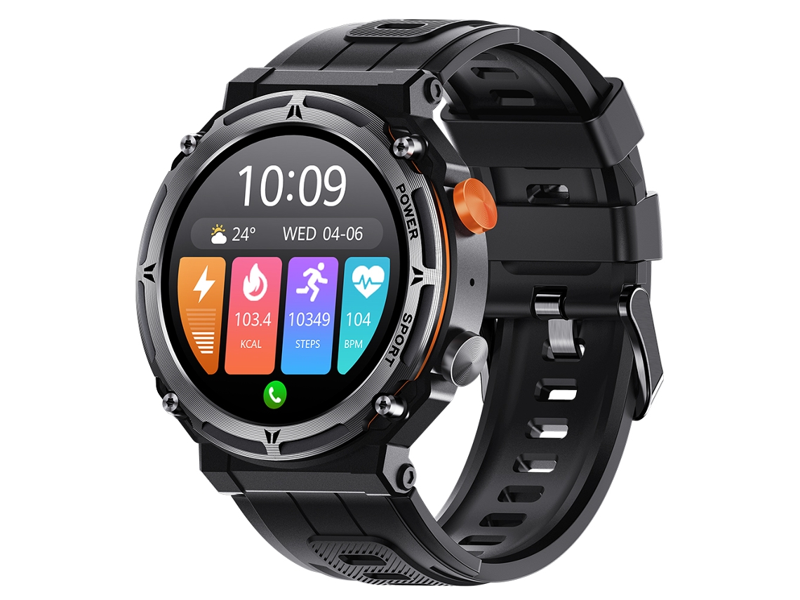 Reloj Inteligente Con Llamada Bt, Monitor De Frecuencia Cardíaca, Reloj Deportivo Impermeable Para Android E Ios
