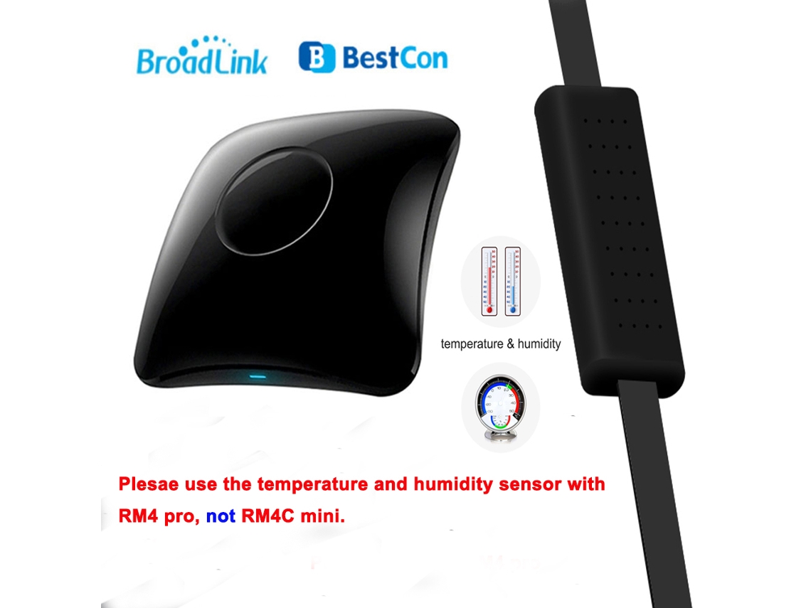 Rebe-sensor De Temperatura Y Humedad Bestcon Hts2 Broadlink Con Puerto Usb Compatible Con Rm4 Pro