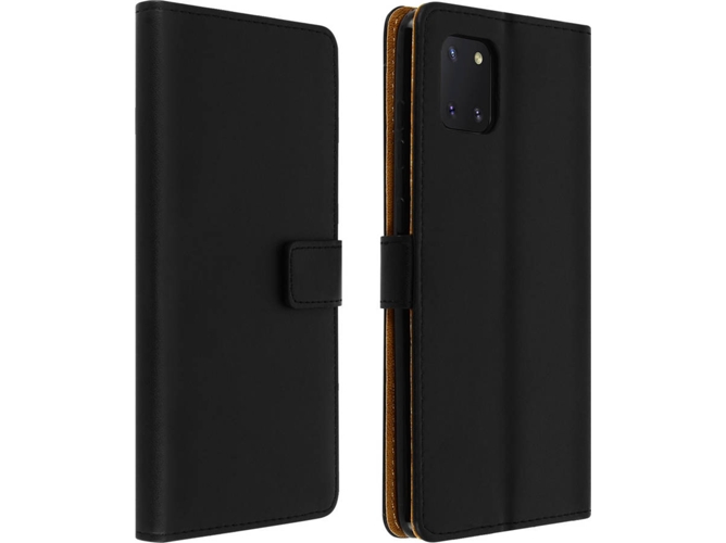 Funda Samsung Galaxy Note 10 Lite AVIZAR Cuero Negro