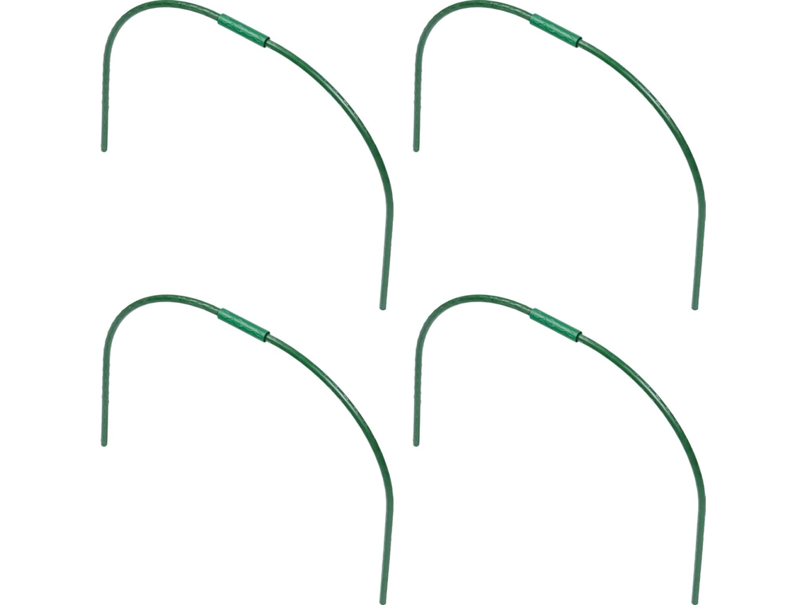 Juego De 4 Arcos De Jardín Para Macizos De Flores Elevados De 40x42 Cm.