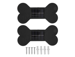2 Juegos De Lámparas Solares De Pared Impermeables Con Luz Cálida, Fabricadas En Abs, Para Decoración De Jardín Y Patio.