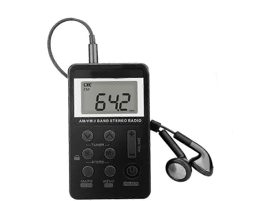 Radio de emergencia GOKOCO AM/FM/SW con manivela solar, LED y USB.