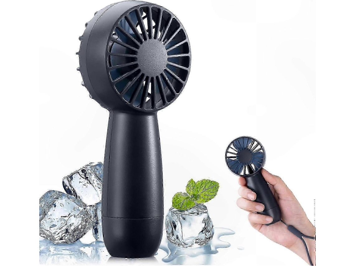 Mini Ventilador Portátil Recarregável, Ventilador Elétrico Portátil Com 3 Velocidades, Dispositivo De Resfriamento Compacto Para Casa E Viagens.
