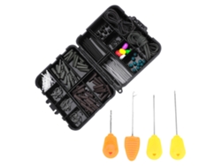 Kit De Pesca De Carpas Con Caja, Anzuelos, Plomo, Clips Y Aguja Para Cebo.