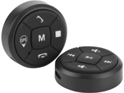 Mando A Distancia De Abs Negro Con Botones Para Volante De Coche Duradero