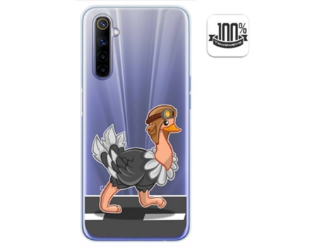 Carcasa Realme 6 TUMUNDOSMARTPHONE Avestruz Multicolor