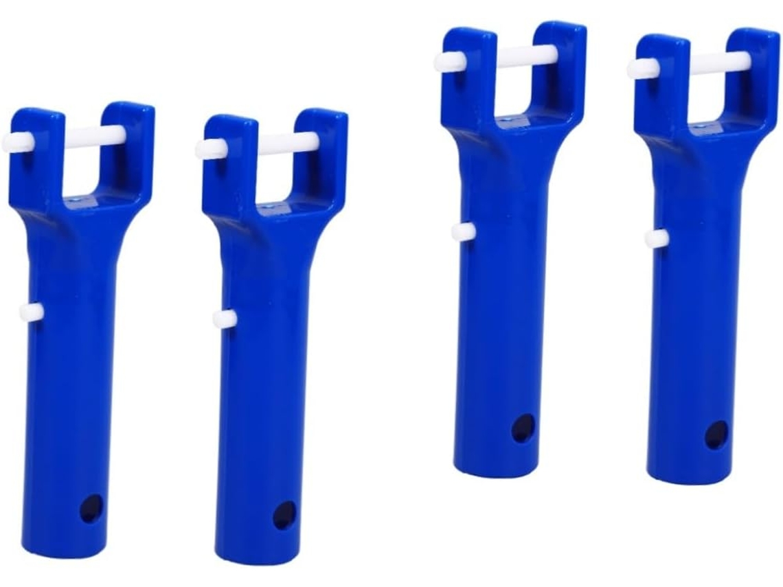 Inoomp Juego De 4 Piezas De Herramientas De Limpieza Para Piscinas, Mango De Plástico Profesional Para Una Limpieza