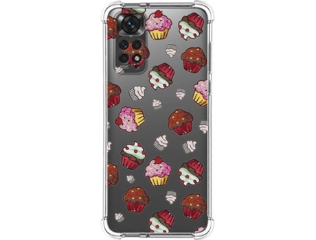 Carcasa Xiaomi Redmi Note 11 TUMUNDOSMARTPHONE Dibujos Antigolpes Muffins Multicolor