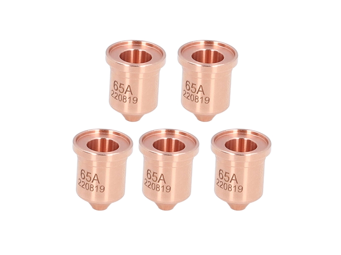 5 Piezas De Puntas De Electrodo De Plasma De Latón 220819 Para Pmx 65 85 105 65a