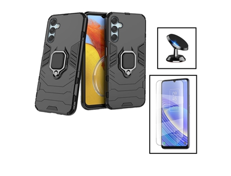 Kit De Película De Hidrogel De Cubierta Completa Cubierta Frontal 3X1 Soporte De Coche Magnético De Defensor Militar Para Samsung Galaxy F54 5G - N...