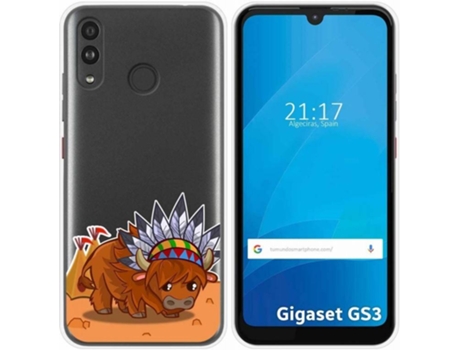 Carcasa Gigaset GS3 TUMUNDOSMARTPHONE Bufalo Multicolor