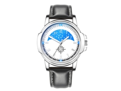 Reloj De Negocios Clásico Para Hombre Con Correa De Cuero, Movimiento De Cuarzo De Precisión, Estilo Elegante.