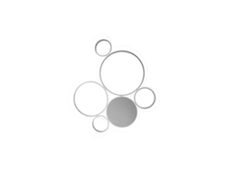 Lámpara de techo LED Pois-silver