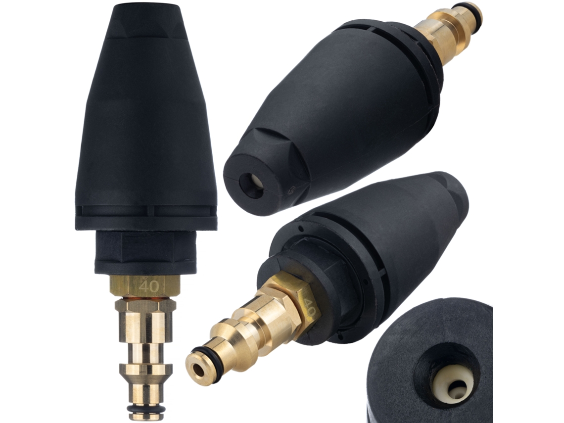Boquilla giratoria turbo para hidrolimpiadoras de alta presión: aumento de presión del 50 % | 150 bar | Compatible con modelos QC