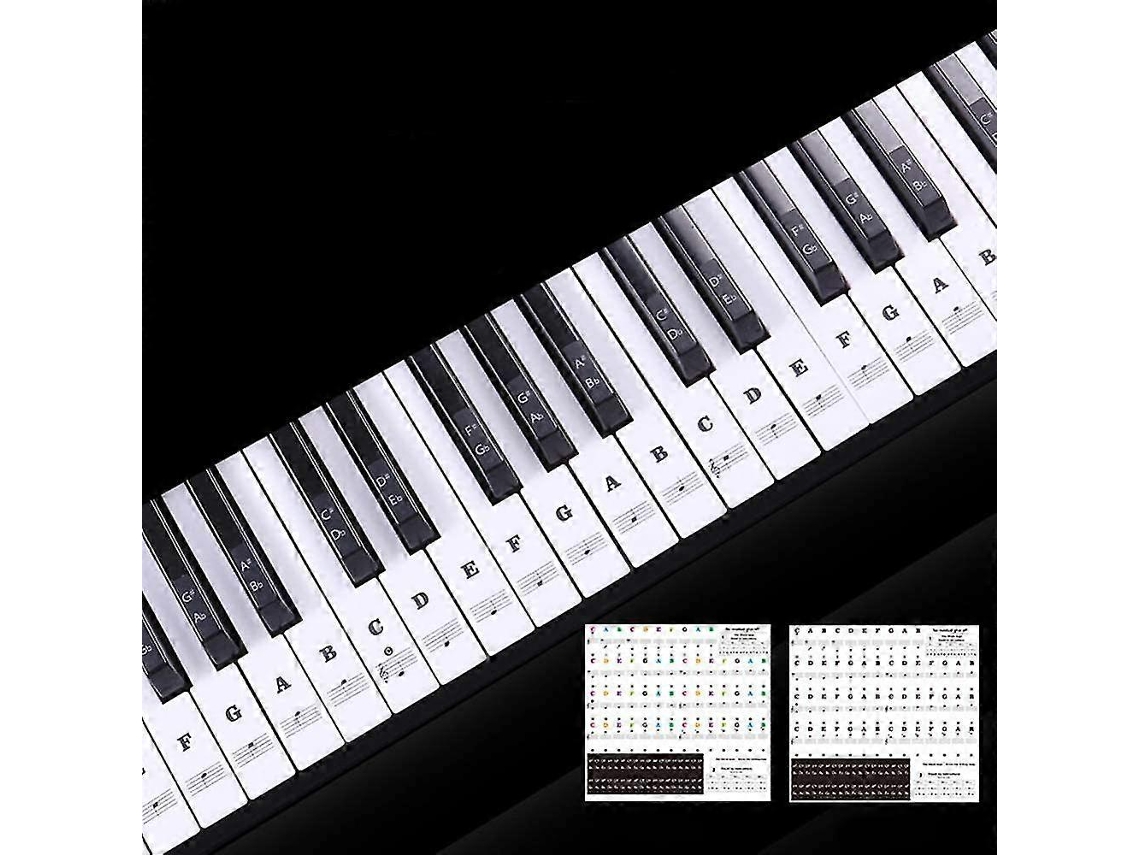 Adhesivo transparente para teclado de piano de 88 teclas y teclado electrónico Everley891